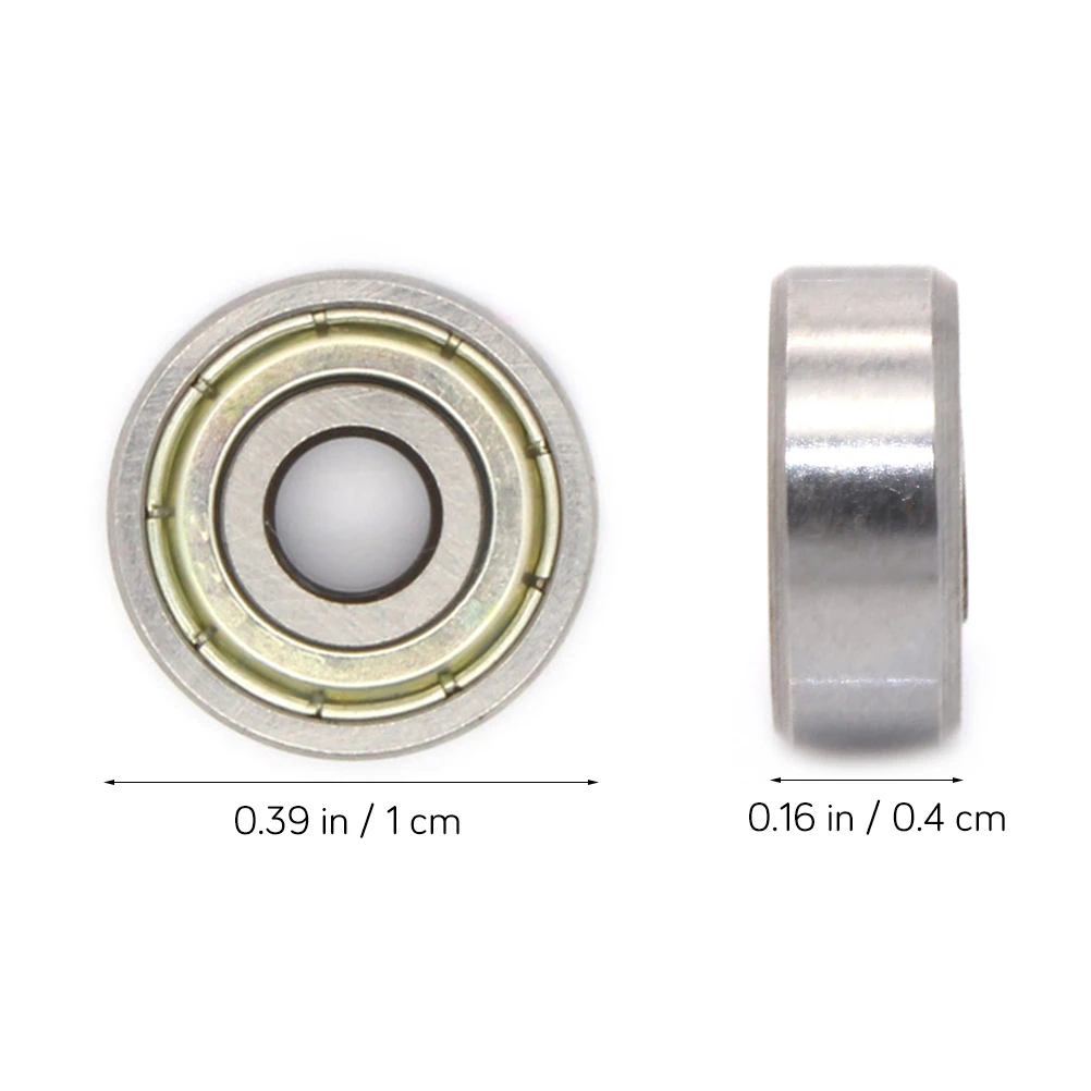

10 Pcs Bearing Accessories Shield Miniature Ball Bearings 3d Printer Extruder Deep Groove 623ZZ