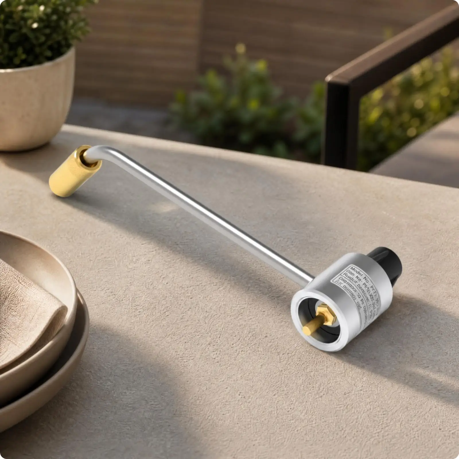 Gas Regulator One-Way Movement for Portable Cooking Equipment