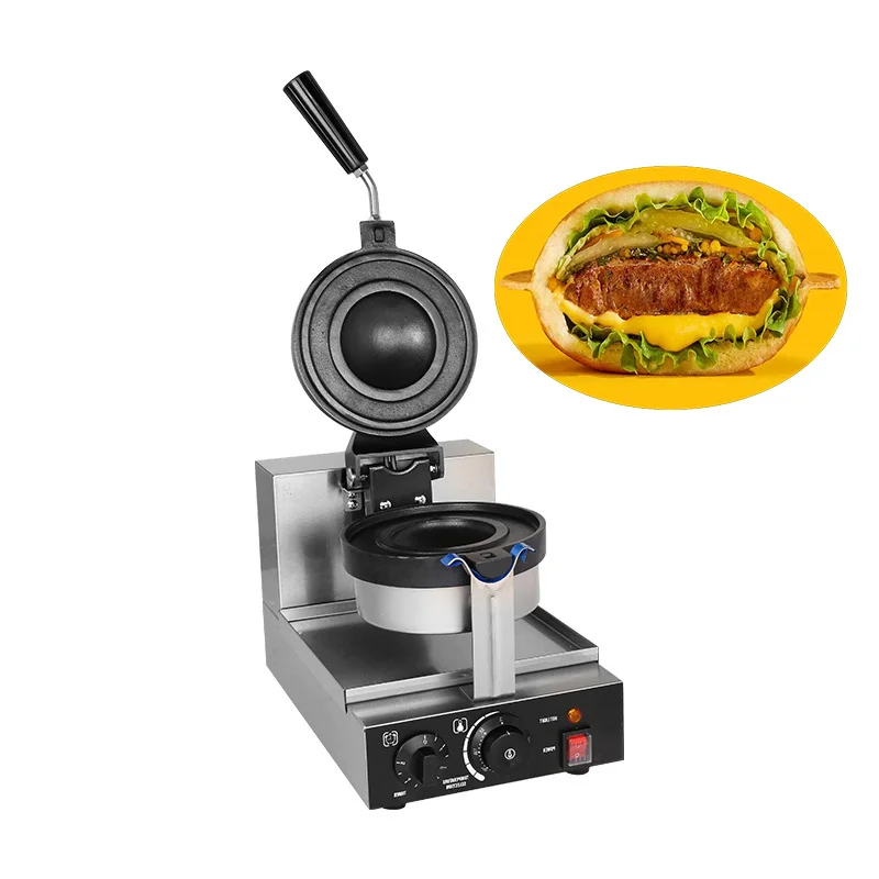 Free Shipping Waffle Burger Making Machine 110v/220V Restaurant Use UFO Hamburger Making Machine Burger Maker