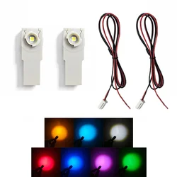 2Pcs LED Foot lamp With Wire For Toyota Mazda Subaru Yaris Camry Corolla Interior Light Foot Light Illuminator Connector