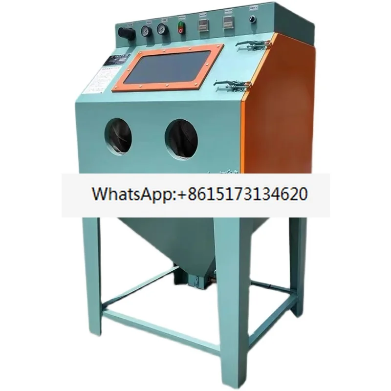 Environmentally friendly small manual high pressure polish refurbished/dust-free pulse rust removal mobile sandblasting machine