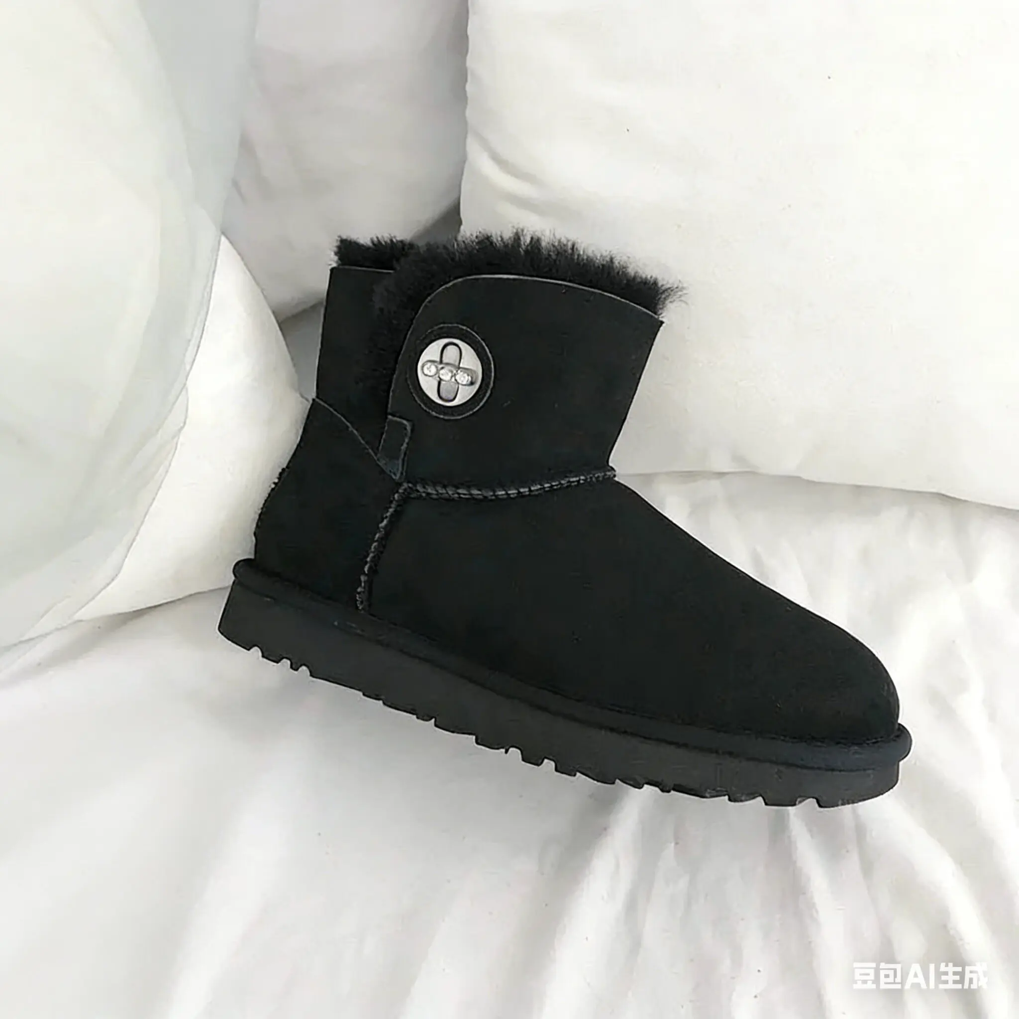 New Arrival 2025 Natural Fur 100% Genuine Sheepskin Snow Boots Shoes Women Wool Women Winter Snow Boots Brand Boots Women Shoes