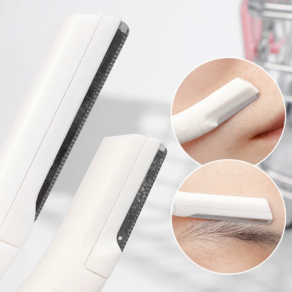 1 Stuk Wenkbrauw Trimmer Mes Scheerapparaat Draagbaar Gezicht Scheermes Wenkbrauw Epilatie Haarverwijdering Snijders Veiligheid Scheermes Vrouw Make-Up Tools