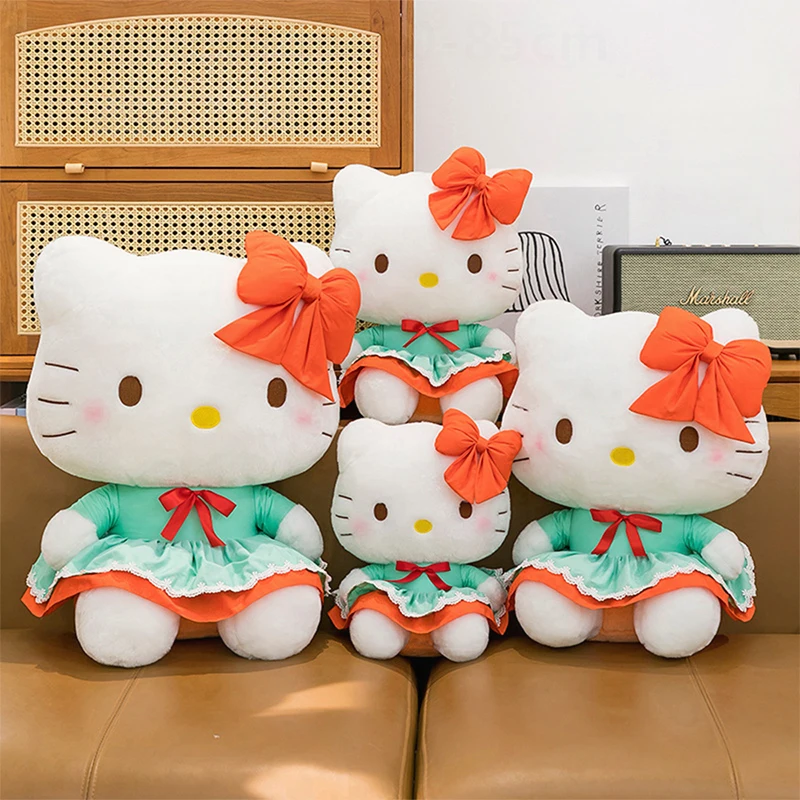 

Kawaii Гинкго Hello Kitty плюшевая игрушка Sanrio мягкая кукла милый детский подарок на день рождения и Рождество для детей креативная мягкая игрушка Декор