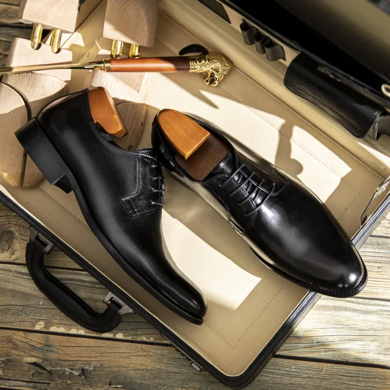 Office Male Oxford Shoes Profession Dress Shoes for Men Wedding Men's Leather Shoe Slip-on Leather Shoe Zapatos De Vestir Hombre