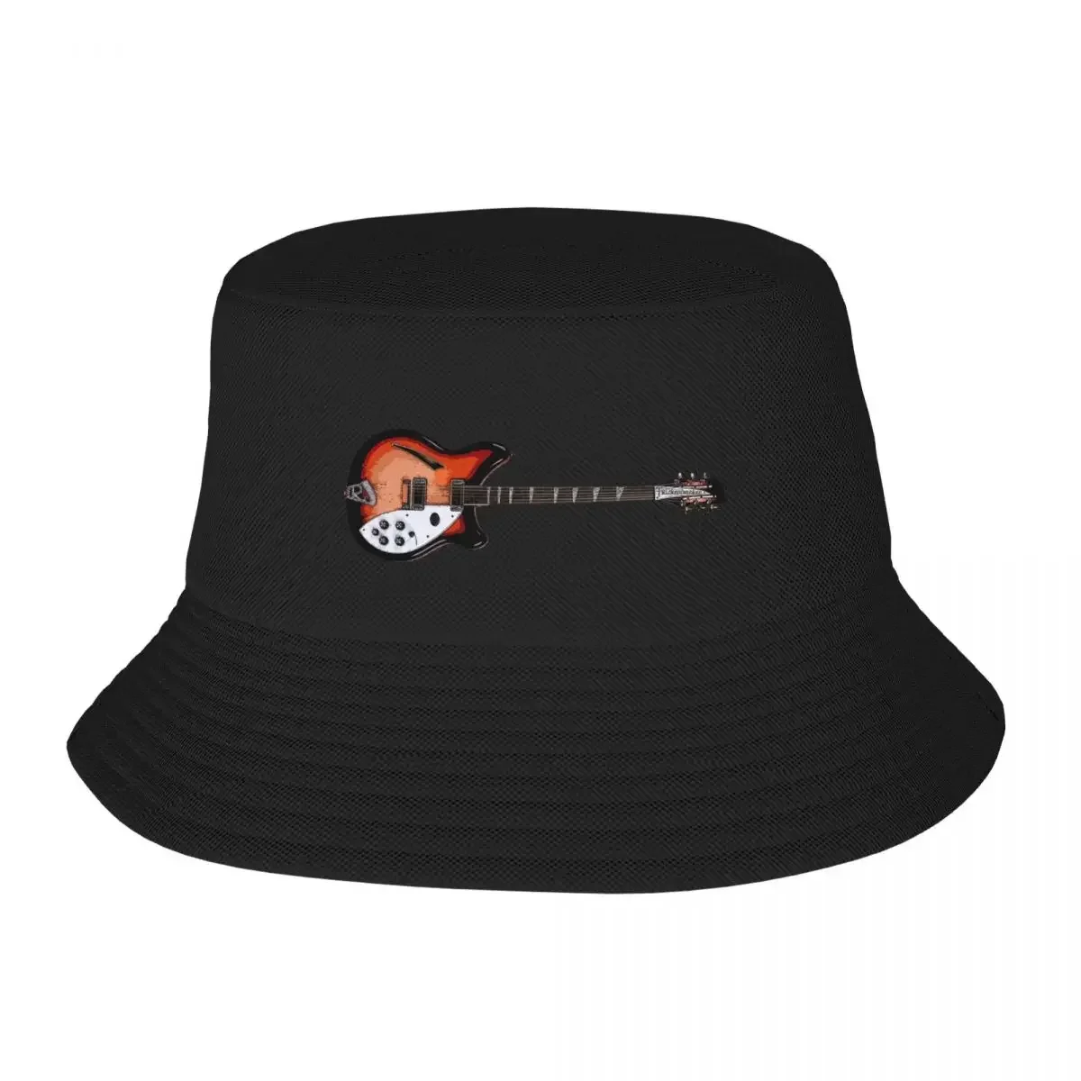 Rickenbacker 360 Sketch Bucket Hats Panama For Kids Bob Hats Fashion Fisherman Hats Summer Beach Fishing Unisex Caps