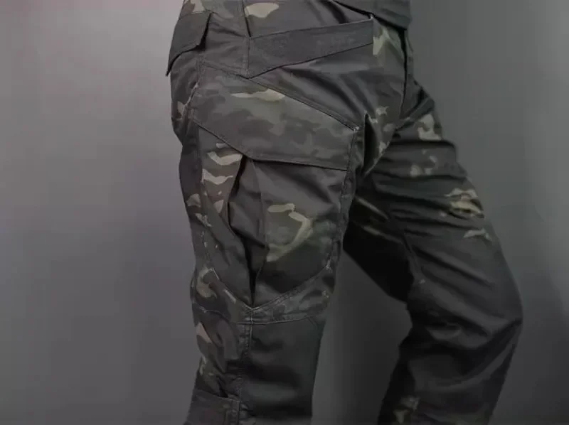 Taktisches Set für Herren Outdoor-Training Atmungsaktive Tarnuniform Kriegsspiele 2-teiliges Set Schnelltrocknende Wanderkleidung Verschleißfeste Sets – Detail 22