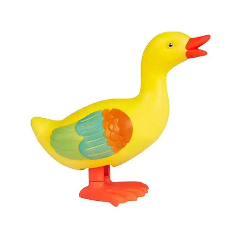 Wind Up Toy Spring Wind Up Duck For Kids Creative Wind-up Duck Toys Stimulation Jumping Spring Duck Toy For Children