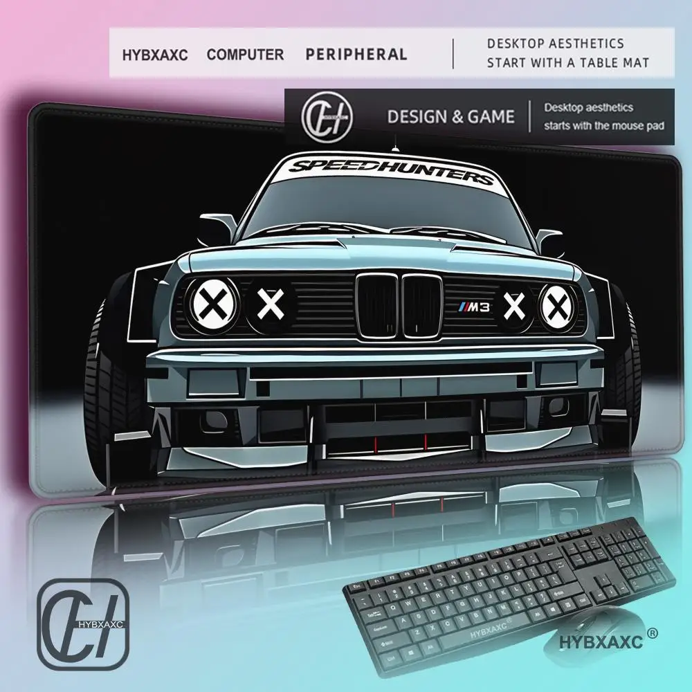 

HYBXAXC Mousepads Super Coupe Illustratio Print Non-slip Keyboard Mat Sports Car Custom Deskmats Gamer Cabinet Carpet Mouse Pad