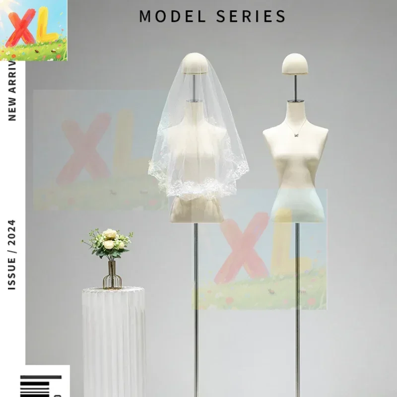 Accessoires modèle demi-corps spéciaux pour magasin mariage haut gamme, présentoir poupée, dUNItable, vêtements