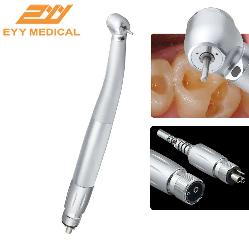 Kavo Type Dental Led Fiber Optic Turbine High Speed Handpiece Quick Coupler B2/M4 Holes Fit For Dentist Material Tools