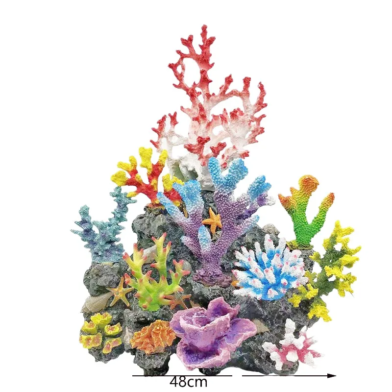 

10pcs Modern Plastic Landscaping Fish Tank Accessories for Coral Aquarium Decoration for Outdoor Use