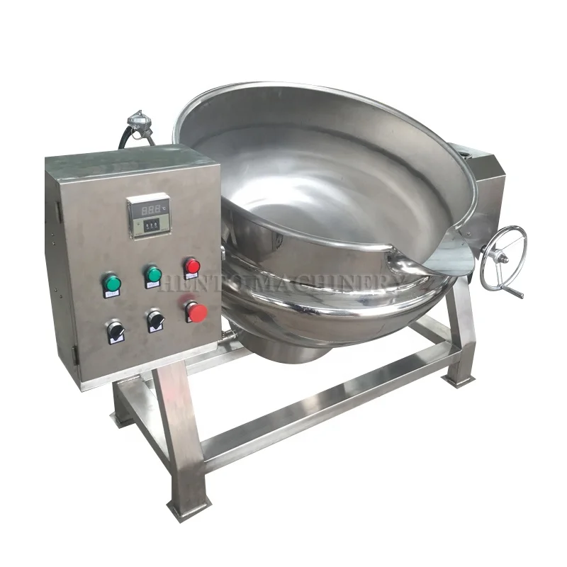 Multifunktionaler elektrischer Kochtopf / neigbarer elektrischer Dampfkessel / doppelt ummantelter Wasserkocher mit Mixer