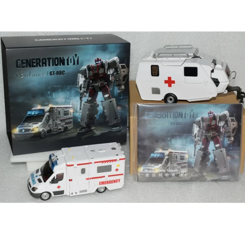 Transformation Generation Toy Guardian Defensor GT-08A Streetwise Sarge GT-08C First Aid Bulance GT-08E Hot Spot Foo Fighter