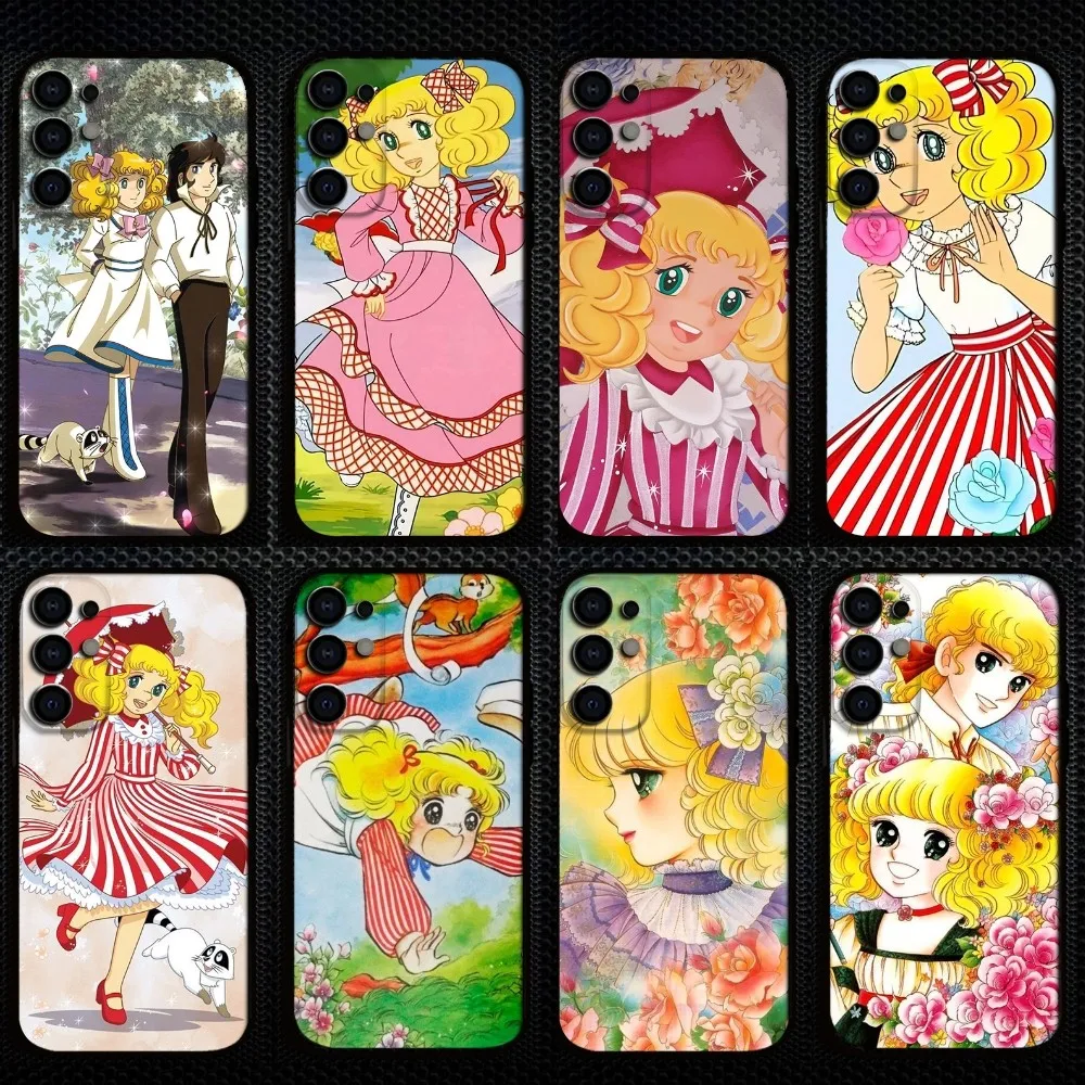

Anime Candy Phone Case For Samsung S25/S24/S23/S22/S21/S20/Plus,Fe,Lite/Others Black Cover