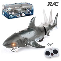 Remote Controlled Boat ship Smart Rc Shark whale Spray Water Toy Submarine Robots Fish Electric Toys for Kids Boys baby Children