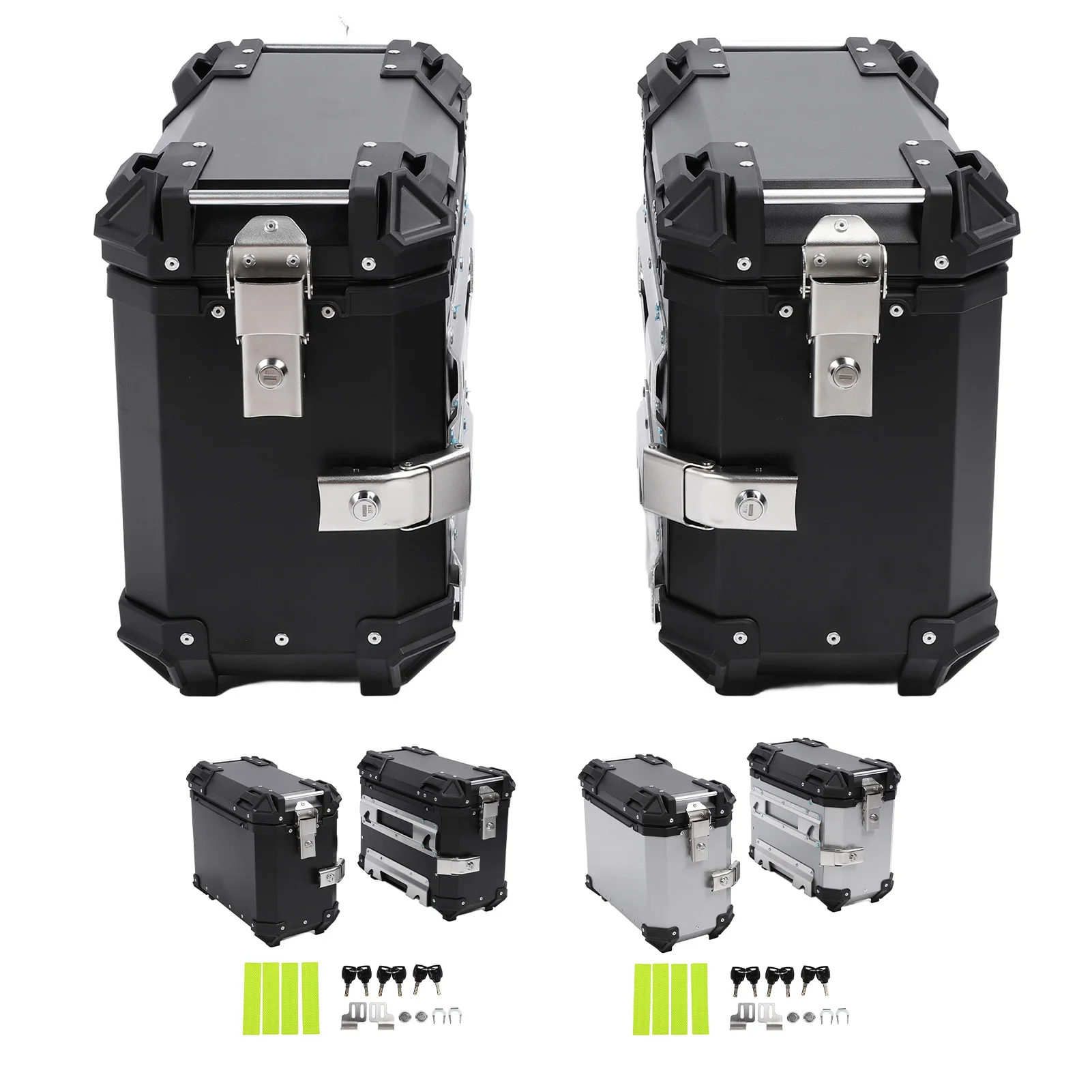 

Мотоциклетный жесткий боковой кофр, высокопрочная водонепроницаемая сумка-кофр с креплением для мотоцикла