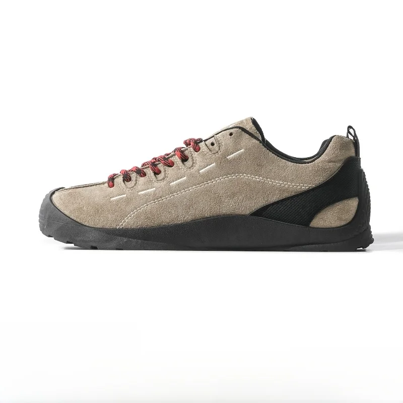 

Men's Spor Suede Casual oes Comfortable Breathable Anti-slip Hiking Faionable Versatile Leisure Footwear Mixed Material