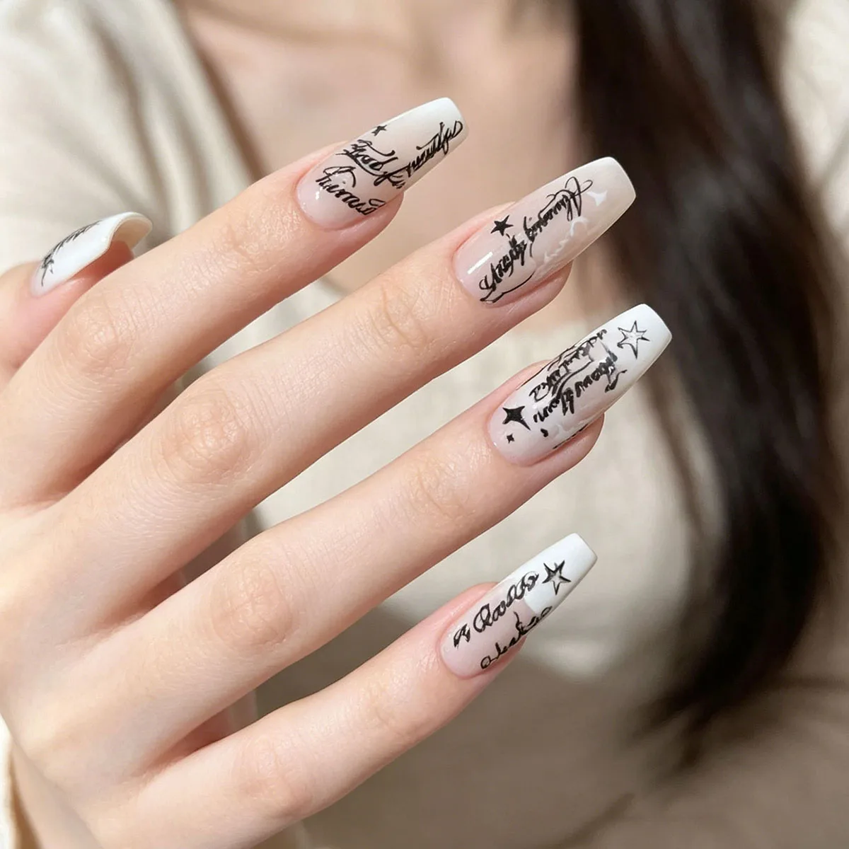 1 Stück Nagelstempelplatten Multi-Style Nagelkunstplatte Edelstahl Streifen/Schleife/Blume/Französisches Nageldesign Schablonenwerkzeuge – Detail 1