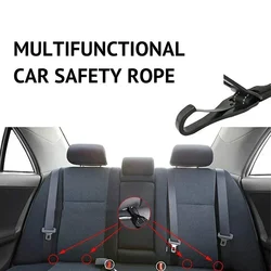 Three in One Pet Dog Car Seat Belt Adjustable Pet Seat Car Lead Clip Safety Traction Rope  Dog Accessories for Small Dogs