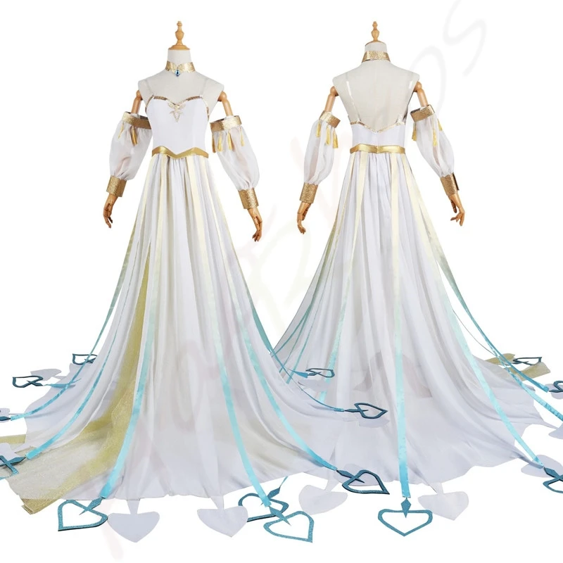 Menor senhor kusanali cosplay jogo de fantasia genshin impacto nahida peruca vestido longo adulto feminino terno halloween carnaval festa vestido