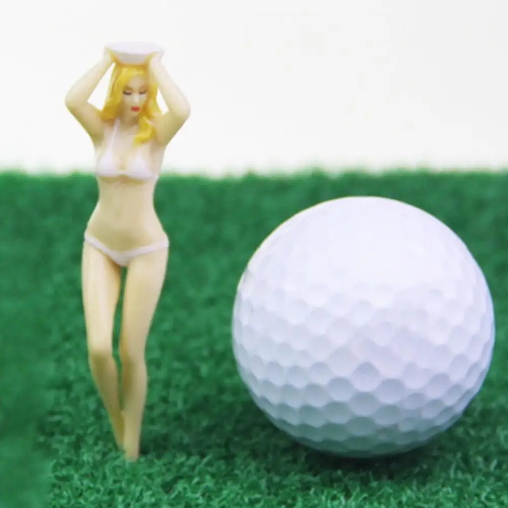 1pc Sexy Bikini's Meisje Golf Model Tees Dames Plastic Golf Tees Karakter Grappige Dame Bikini Golf Tees Plastic Pin-up Golf Tees