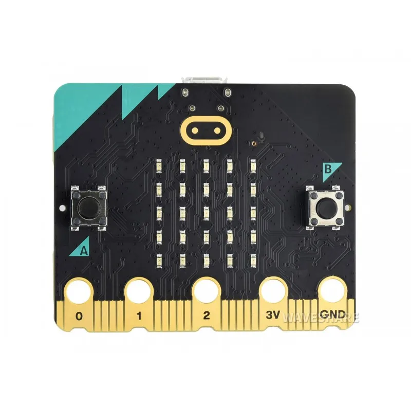 Imagem -02 - Microbit v2 com Processador Atualizado Alto-falante Embutido Toque do Microfone Hiwonder Educação