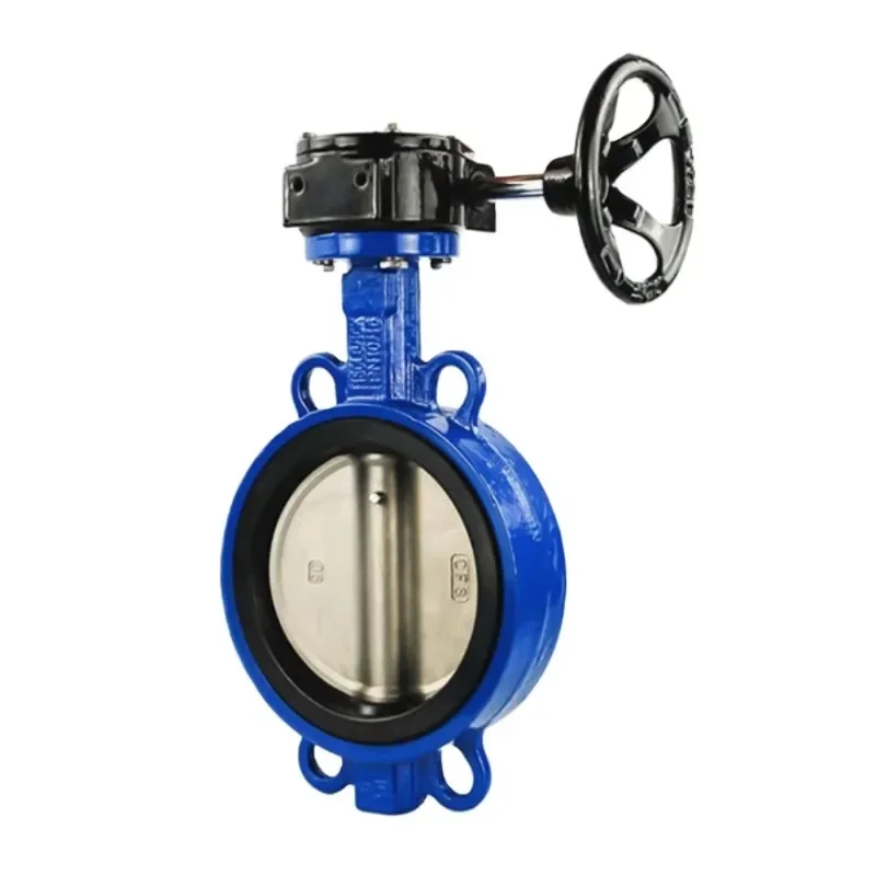 Ductile Iron PN16 DN700 28in EPDM Lever Manual Pneumatic Electric Operation Wafer Butterfly Valve