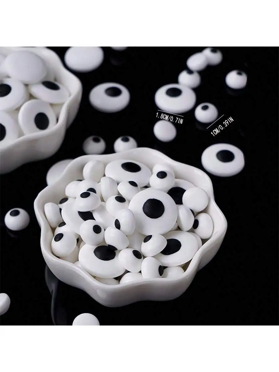 85g Gemischte Halloween-Zuckerstreusel in Form von Bonbons, Augäpfeln, Knochen, Kürbissen und Fledermäusen für Kuchen, Cupcakes, Schokolade und Backdekorationen – Detail 9