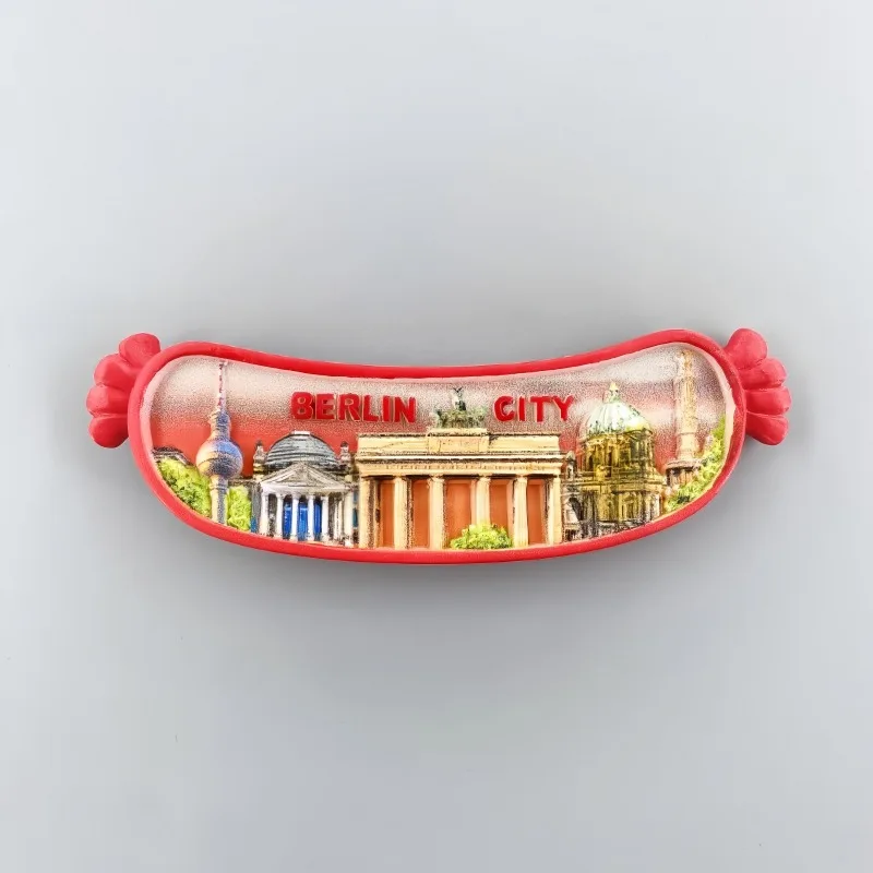 ألمانيا برلين باساوس فرانكفورت مغناطيس الثلاجة رسالة مجلس ديكور ميونيخ السفر تذكارية الثلاجة ملصق ديكور المنزل #6