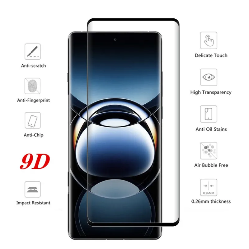 ل VIVO X100 الترا حامي الشاشة 9D الزجاج الأمامي فيلم المضادة للخدش ل VIVO X100Ultra لفيلم كاميرا الألياف الناعمة
