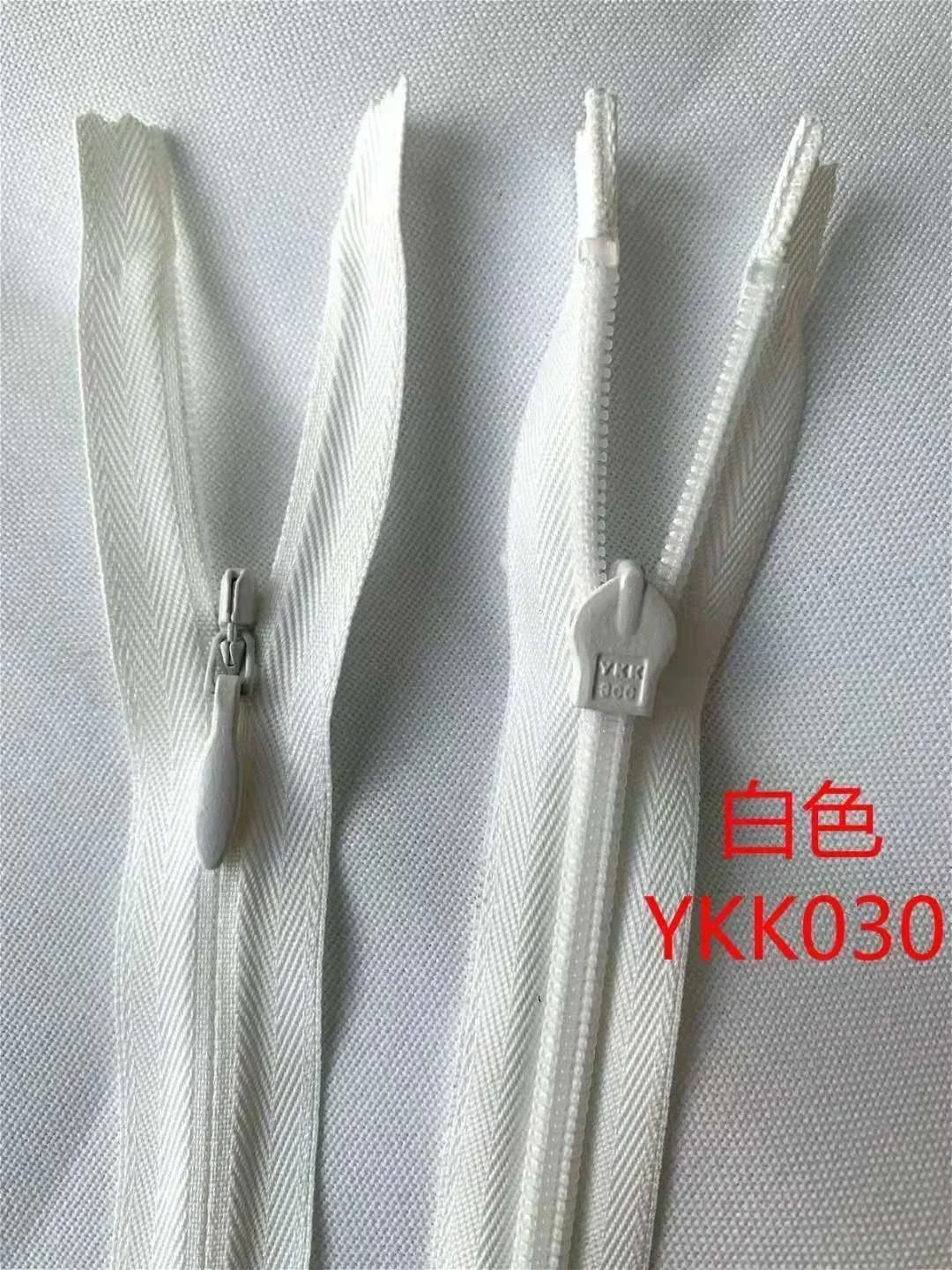 YKK-Authentic 3CC Invisible Zipper Drip Head Dress Costura, Sewing Items, Sewing Items, 20-80cm 8pieces