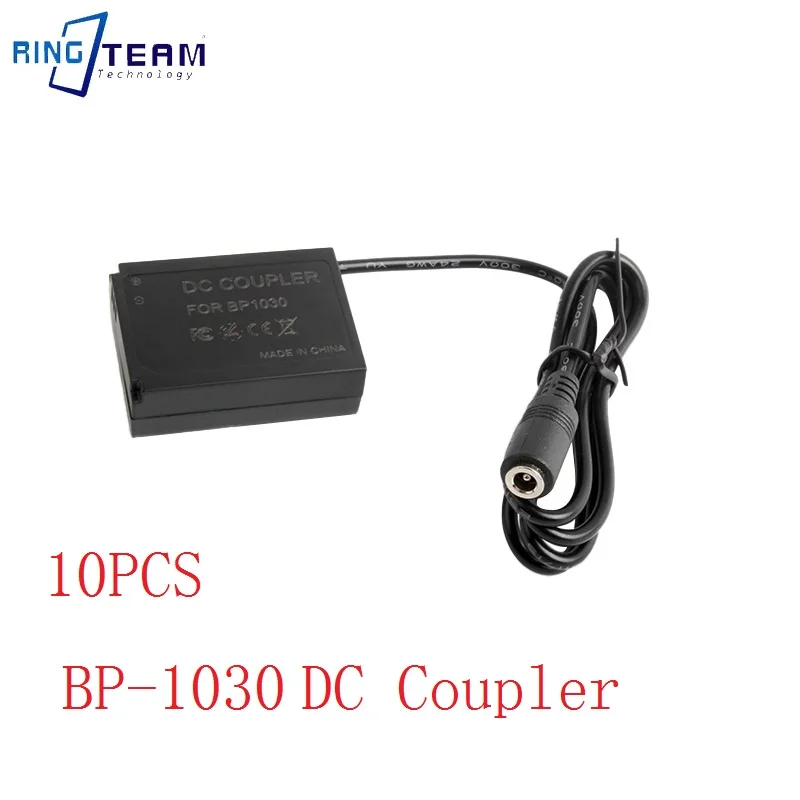 

10PCS BP1030 DC Coupler BP-1030 Dummy Battery For Samsung NX200 210 NX1000 NX300 NX2000 BP113 Camera