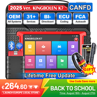 KINGBOLEN K7 OBD2 Scanner CAN FD Lifetime Free update ALL System ECU Coding Active Test 28 Reset PK X431 CRP919E Diagnostic Tool