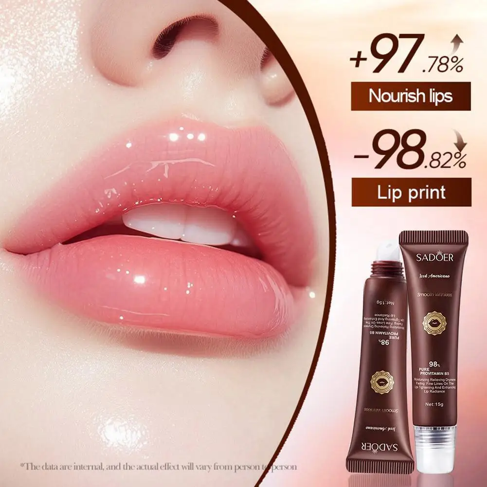 Novo bálsamo labial de café americano gelado - bálsamo labial hidratante com infusão, especialmente projetado para lábios secos P9S8