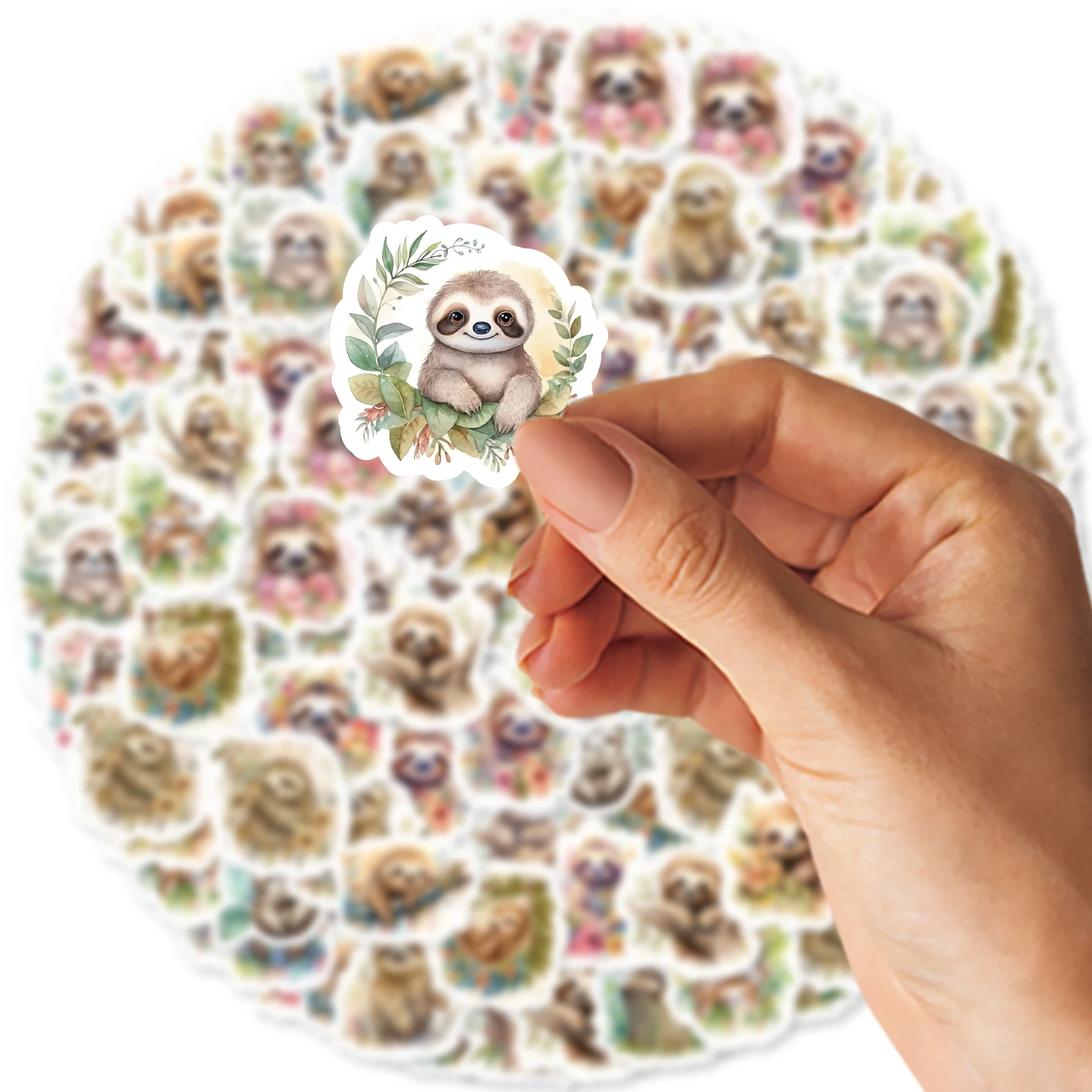 귀여운 작은 나태 빈티지 그래피티 스티커, DIY 장식 노트북 여행 가방 오토바이 클래식 장난감 스크랩북 PVC 데칼, 46 개