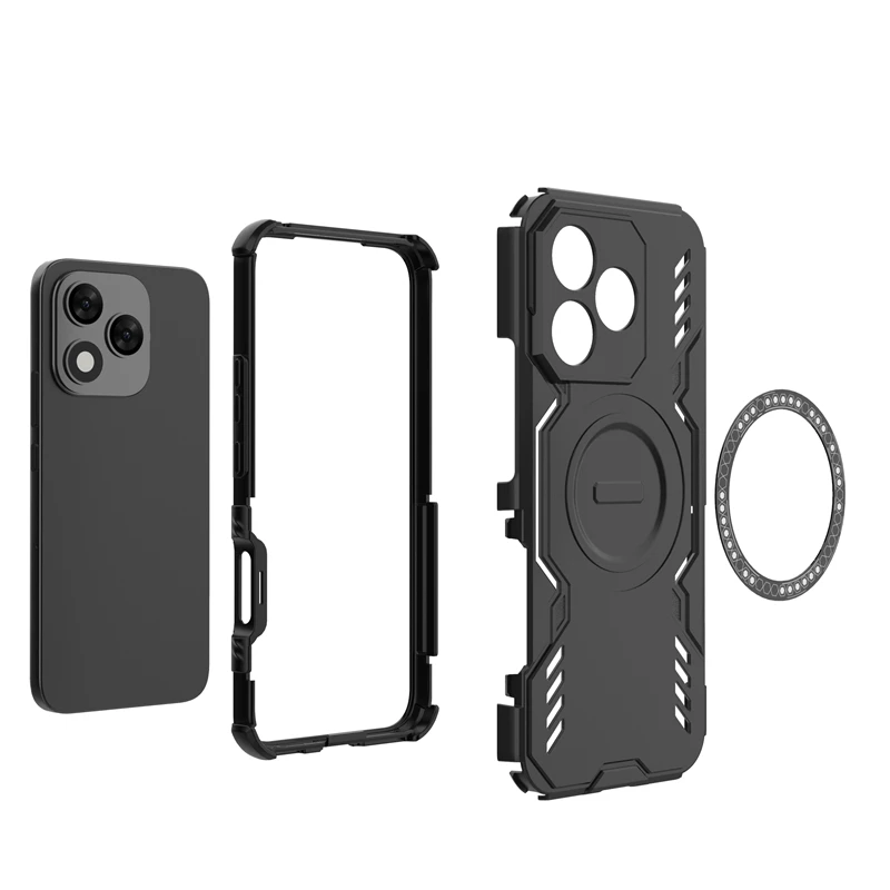 Armor Case For Honor 400 Lite Magnetic Adsorption Wireless Charge Cover Honor 400 200 Lite 400 Pro Case For Honor 400 Lite Case