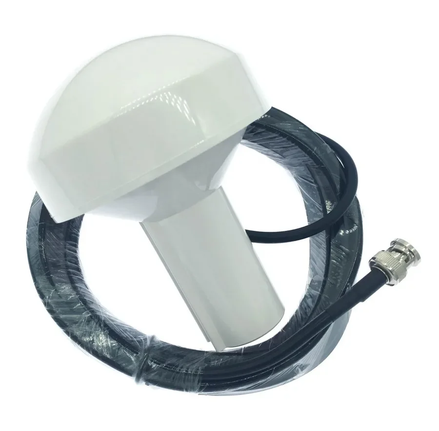 Mushroom head GPS timing antenna chart machine 30DBI BNC interface RG58 3m cable for Marine AIS Satellite Navigation Instrument