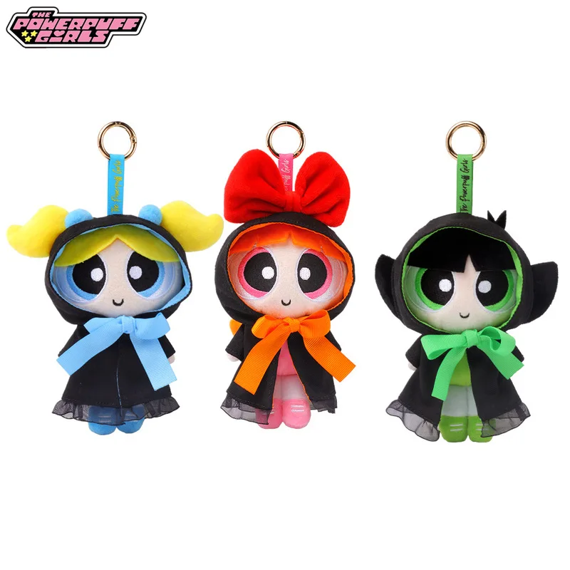 

anime Blossom Bubbles Plush toys Doll keychain pendant Buttercup Kawaii 15cm Book packaging decoration pp cotton filling Gift