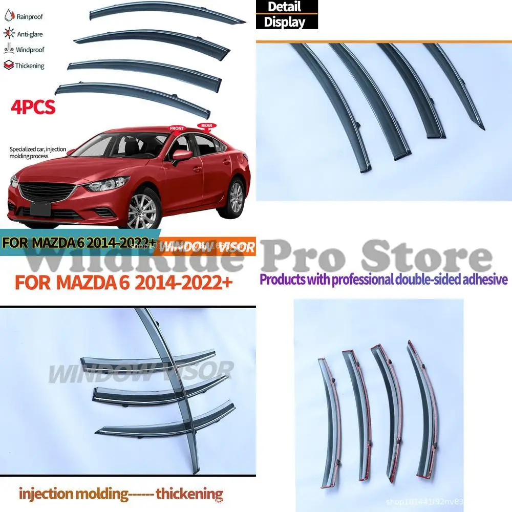 

1 комплект для Mazda 6, козырек от дождя, ветрозащитный экран MAZDA 6 ATENZA