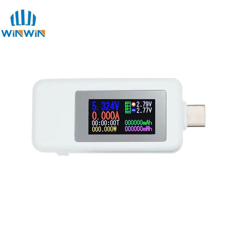 10 in 1 TYPE-C / USB Tester DC Digital Voltmeter Amperimetro Current Voltage Meter Amp Volt Ammeter Detector Power Bank Charger