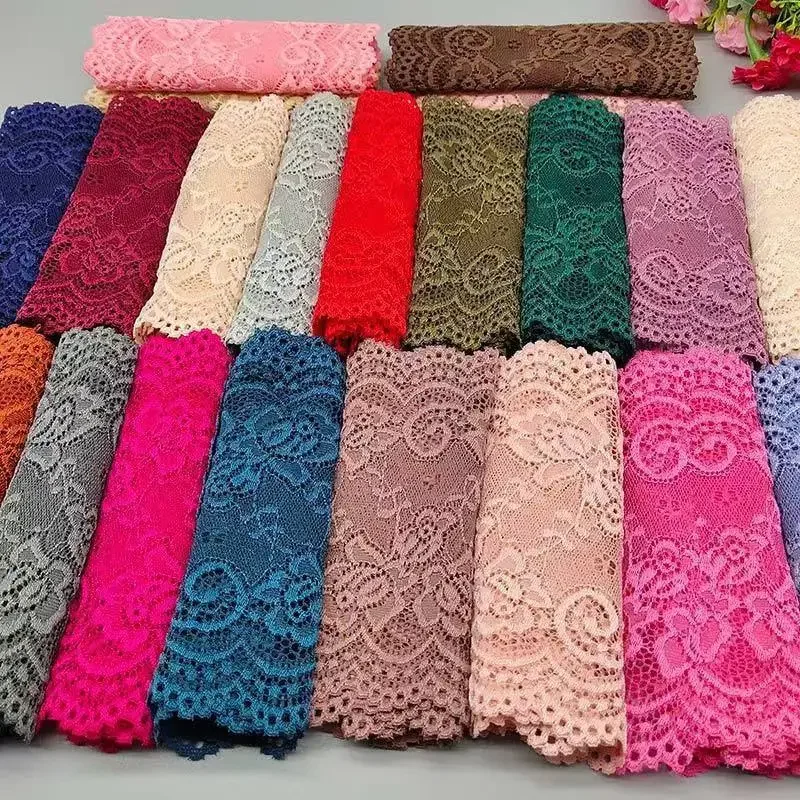 1/3Yard High Quality Ribbon Lace Trim Ribbon Flower Pattern Fabric Wholesale Diy Craft Fabric Lace Fabric for Dresses Materials