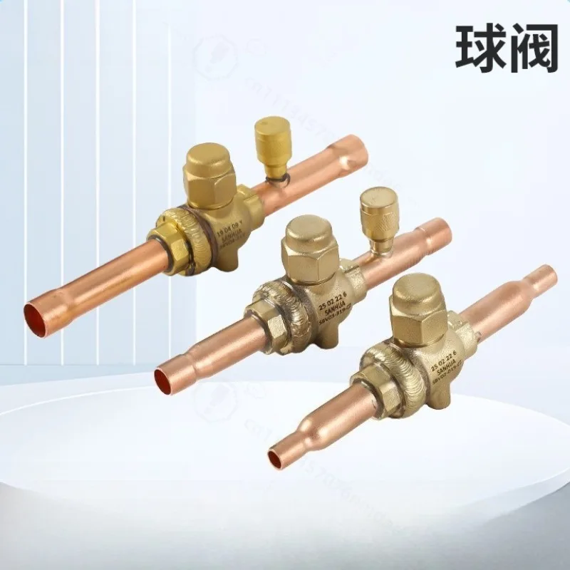Welded Ball Valve Anti External Leakage Refrigeration Ball Valve for Freezer Cold Storage Refrigerant System