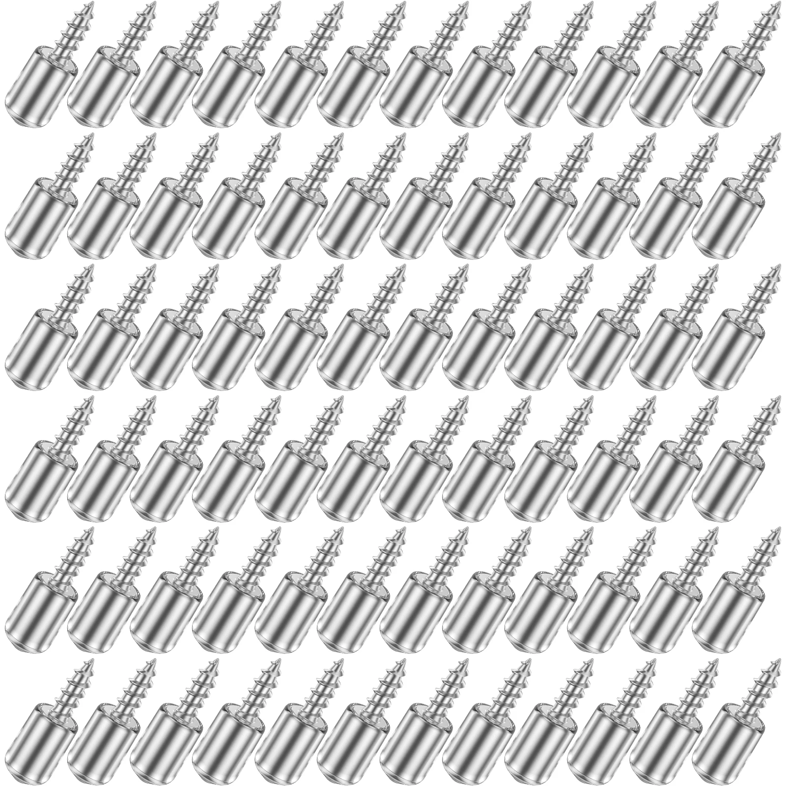 150Pcs Self-Tapping Screws Metal Shelf Bracket Screws Pegs with Dust Cover Cross Head Cabinet Laminate Support Holder No