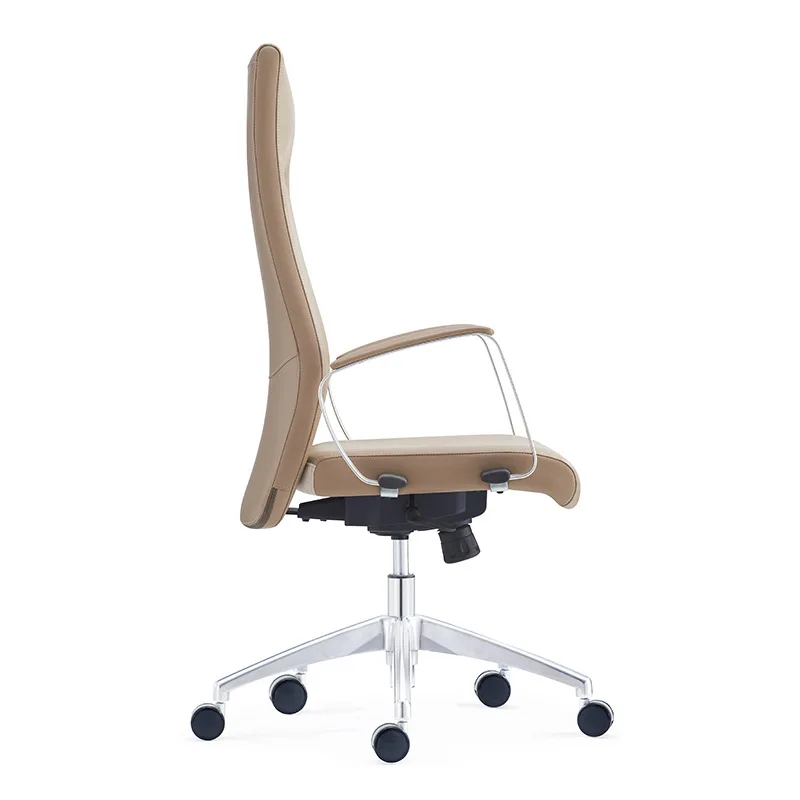 High Office Chair Handle Leisure Headrest Swivel Neckrest Upholstery Backrest Raise Chairs Designer Sandalye Floor Furniture