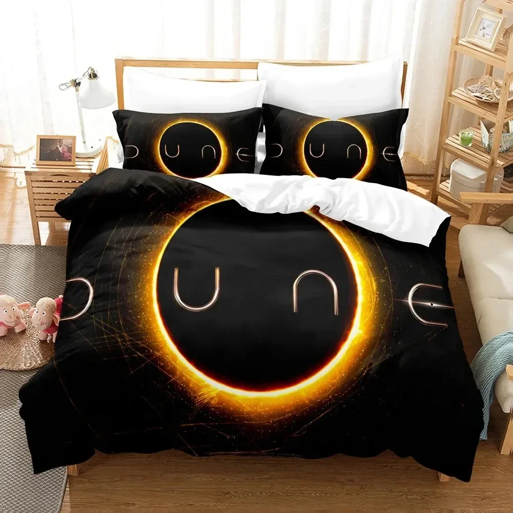 

3D Print Dune Bedding Set Duvet Cover Bed Set Quilt Cover Pillowcase Comforter king Queen Size Boys Adult Bedding Set