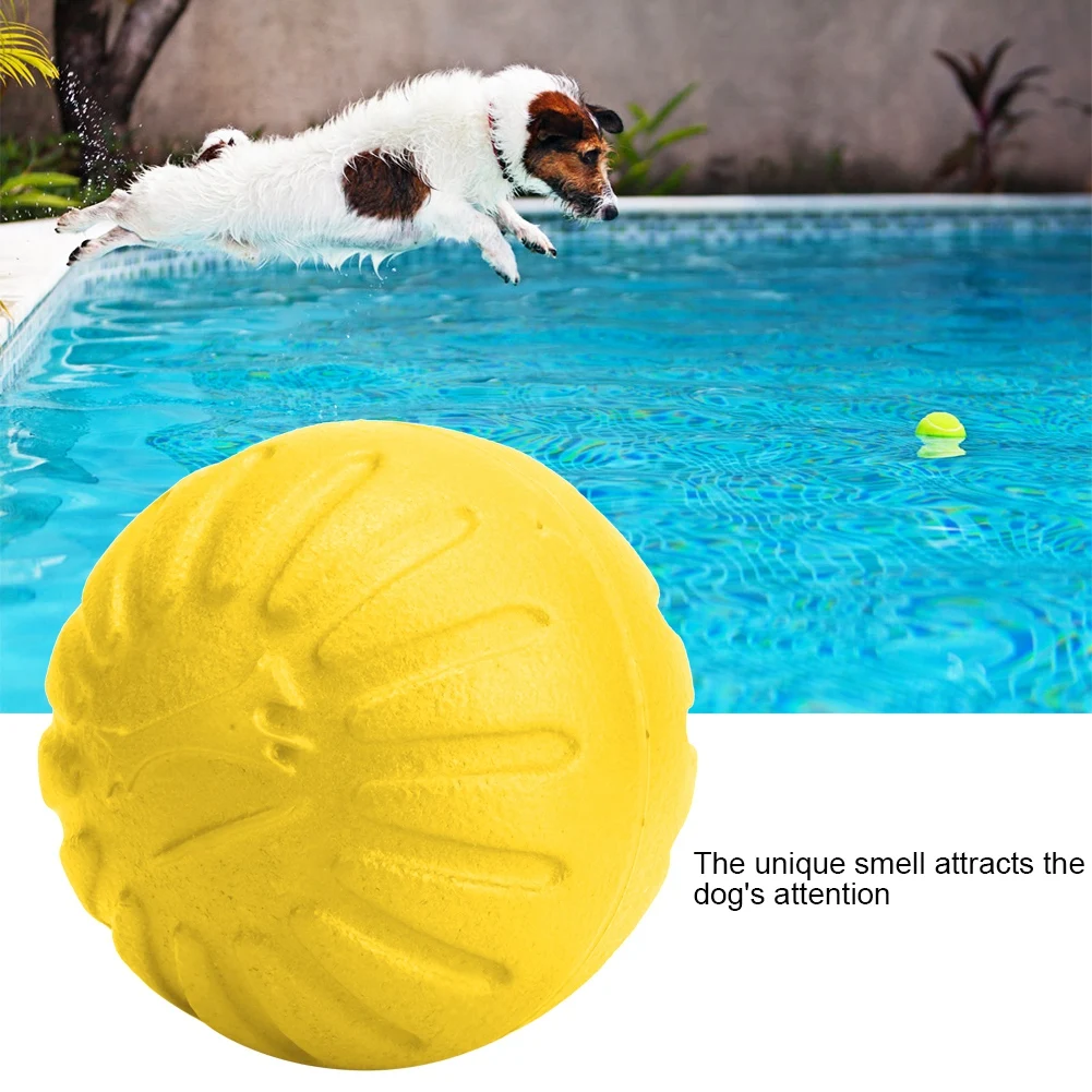 Dog Toy Ball Hard Rubber Solid Ball Non-Toxic Cleaning Teeth Durable To Chew And High Rebound Great Pet Play Training Supplies