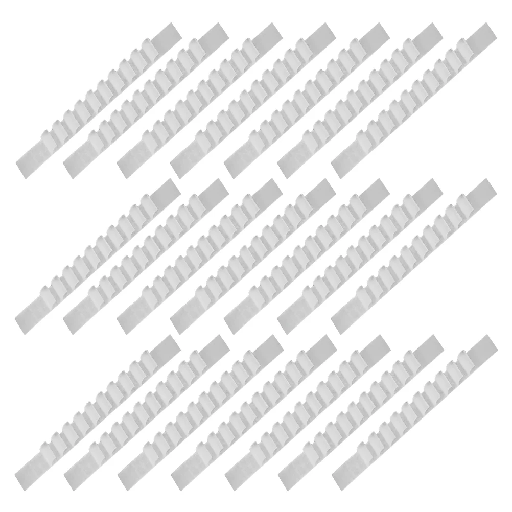 

100Pcs Silicone Anti-Skid Hanger Strips Adhesive Non-Slip Grip for Closets Clothes Wardrobe Home Supplies Accessories