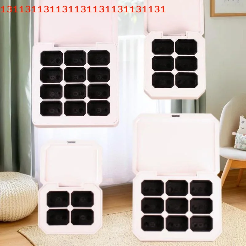 DIY Nagel Maniküre Magnetische Verpackung Box Organizer 4/6/9/12 Grids Leere Lagerung für Schnelle Malerei Gel UV Lacke Ombre