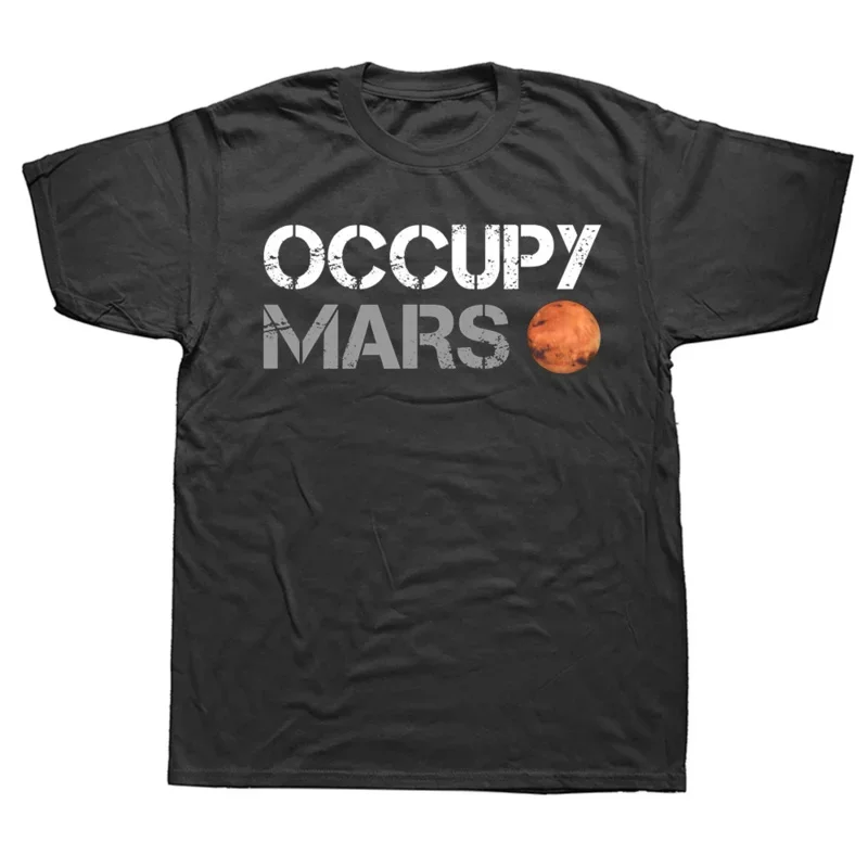 Funny ocscuy Mars Astronomical Space Science T shirts summer style graphic cotton streetwear short sleeve birthday gifts T-shirt